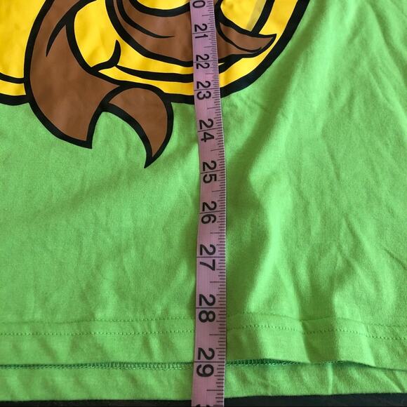 Ninja Turtles T-Shirt Mens XL Halloween Green Graphic Short Sleeve Funny Top - Picture 4 of 6